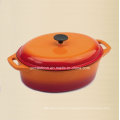 Color Esmalte Cast Iron Casserole panelas para Turquia Braising